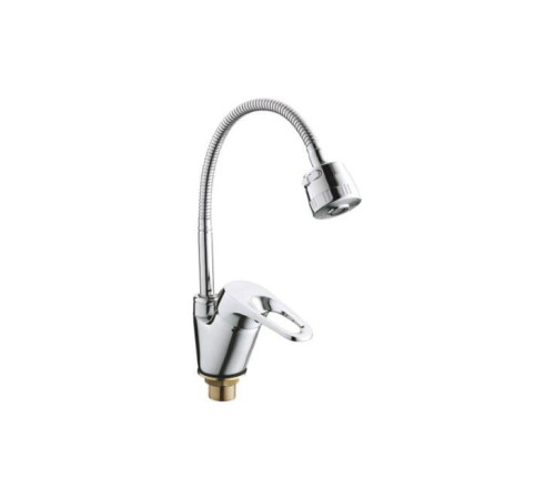 Кухонный смеситель Accoona A4850 с гибким изливом хром