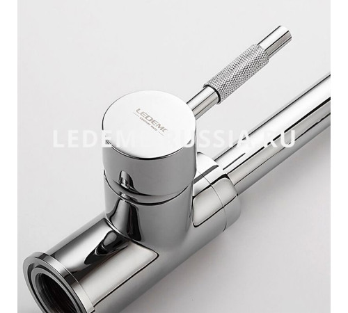 Кухонный смеситель Ledeme L-4155-3 хром с фильтром для питьевой воды - 3