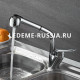Кухонный смеситель Ledeme L-6040 хром с выдвижной лейкой - 1