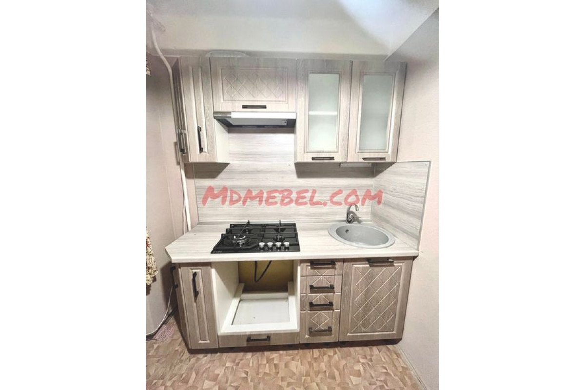 Кухня Барселона 1.8 м седой клен-2 купить за 30576.00р. в Спб Д-Мастер