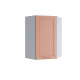 Шкаф Квадро верхний угловой 600х600 h-900 - 9