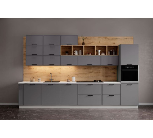 Кухня Марта 4.0 м графит скин