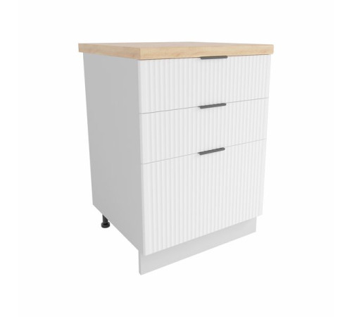 Шкаф Монца нижний метабоксы с 3 ящиками 600 - 4