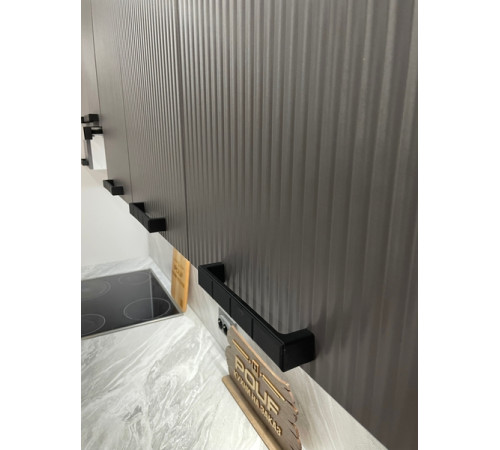 Кухня Фенис 3.6 м 3D графит - 1