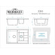 Кухонная мойка из искусственного камня Marrbaxx Z210 - 19