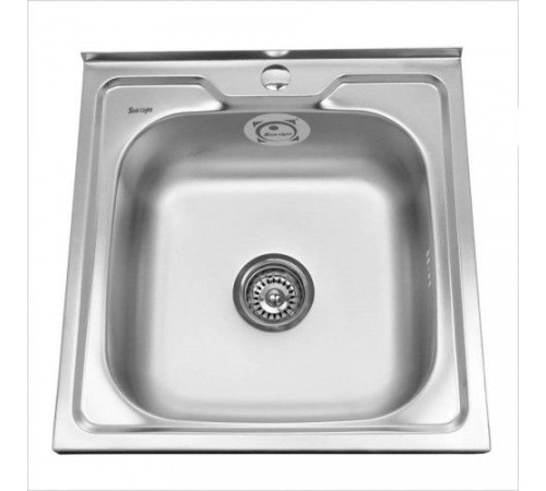 Мойка накладная из нержавеющей стали Sinklight 50х50 (0,8х180)
