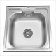 Мойка накладная из нержавеющей стали Sinklight 50х50 (0,8х180)
