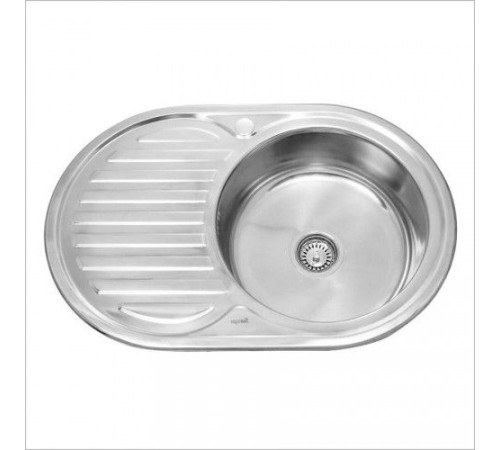 Мойка врезная из нержавеющей стали Sinklight 77х50 правая (0,8х180)