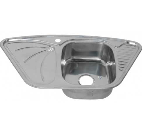 Мойка врезная из нержавеющей стали Sinklight 95х50А (0,8х180)