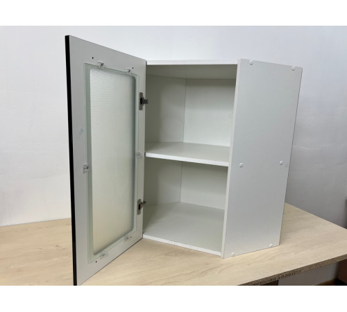 Шкаф Олива верхний угловой остекленный 550x550-1 - 46